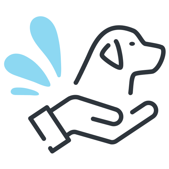 Clean up after your pup graphic.